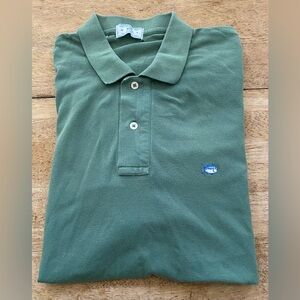 Southern Tide Men’s Sz‎ M Sage Green Skipjack Polo Shirt